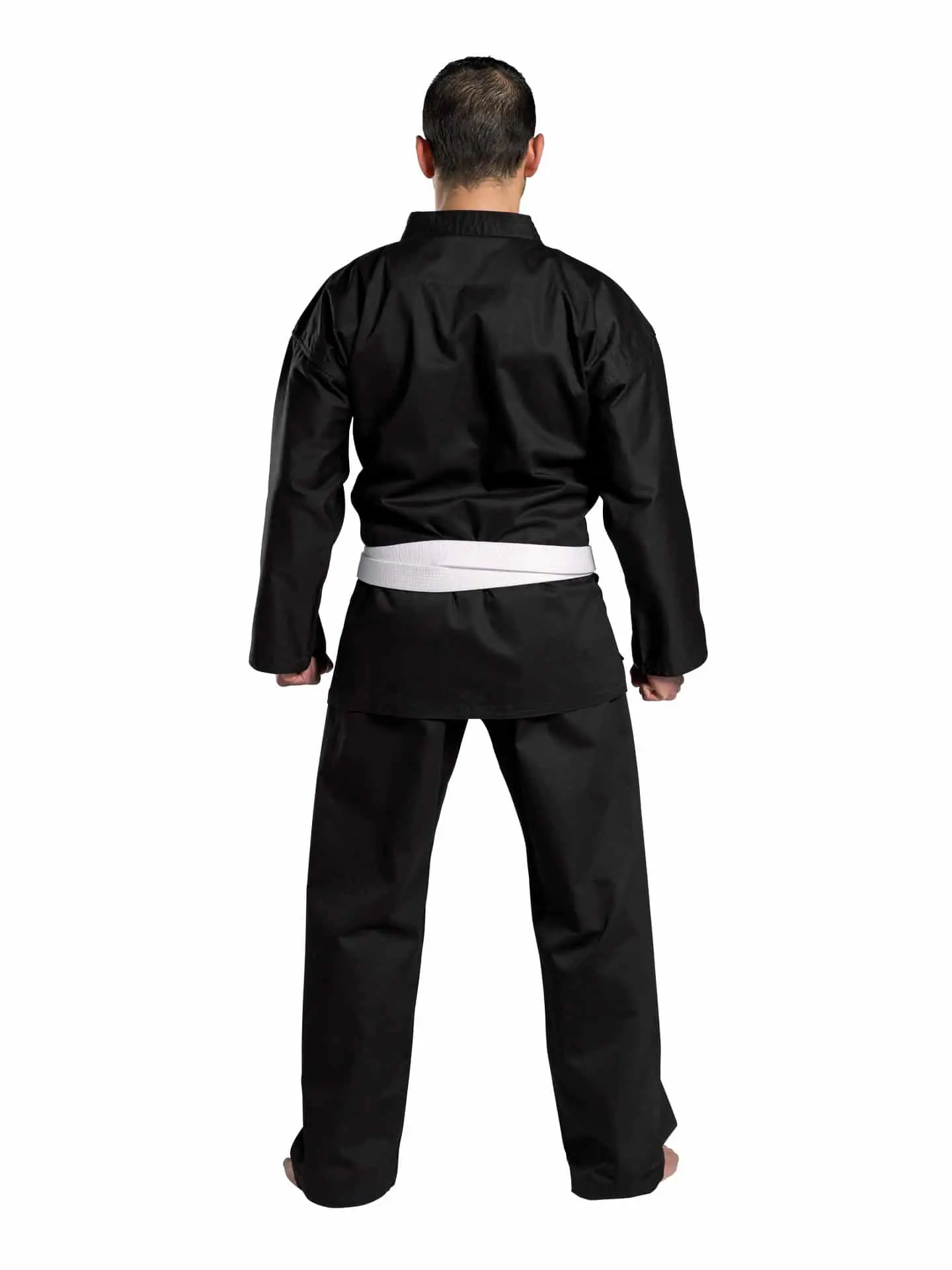 kimono-karate-traditional-8oz-noir-dos
