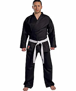 Kimono Karate Traditional Noir KWON 8oz face karategi