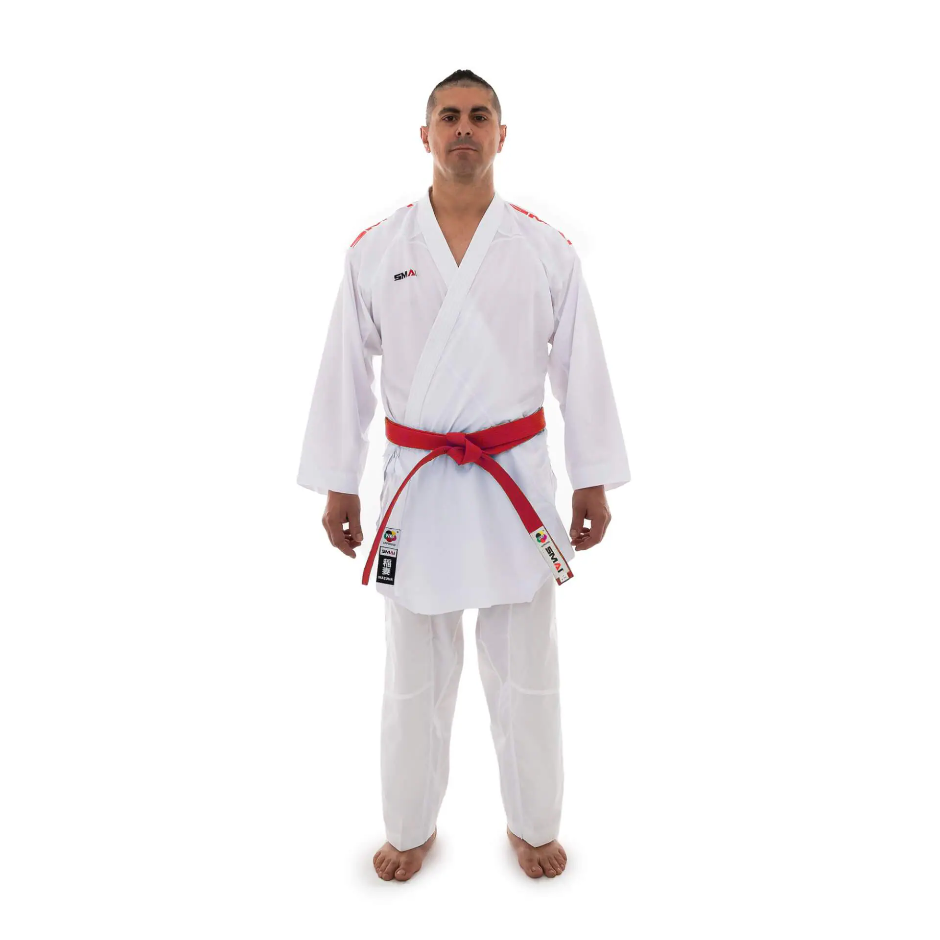 Kimono kumité Inazuma Pack SMAI - WKF 5 kimono-kumite-inazuma-pack-smai-wkf-rouge
