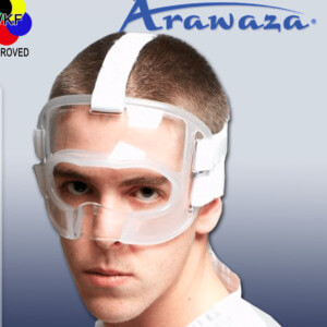 Masque visage Karate Arawaza - WKF approved - Transparent