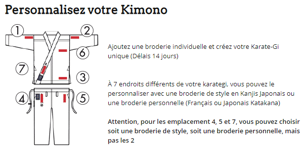 Comment personnaliser votre kimono ou votre ceinture (broderie, retouche, sur mesure,…) 2 personnalisation kimono