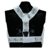 plastron-body-protector-arawaza-blanc-sur-mannequin-arriere
