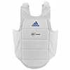 Plastron de Karate Adidas Body Protector WKF - Blanc - pour la compétition. Modèle ADIP03