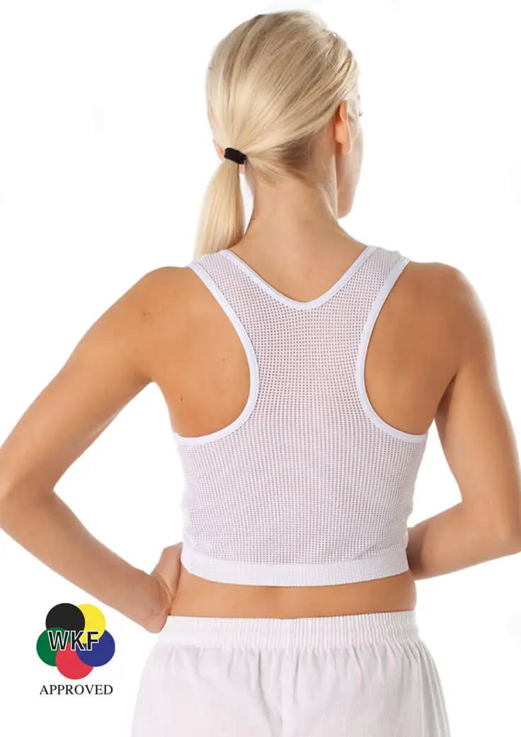 plastron-karate-femme-tokaido-wkf-haut-coton-dos