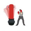 power-tilt-pivotant-budo-fight-rouge-noir