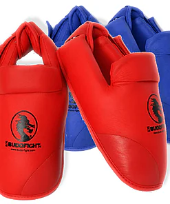 protege-pied-karate-detachable-pu-budo-fight-bleu-ou-rouge