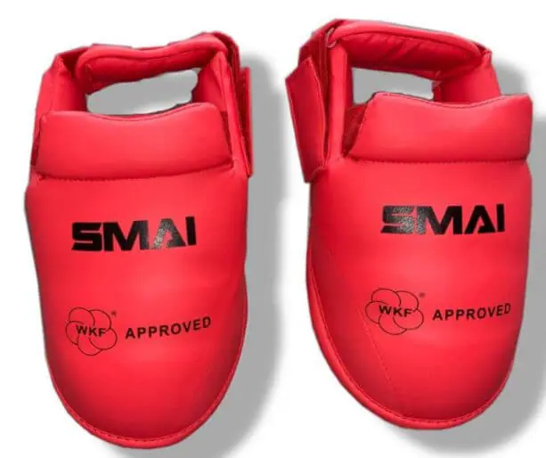 Protège-pieds Karate SMAI - WKF 5 protege-pieds-karate-smai-wkf-rouge