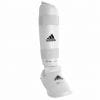 Protège tibia et pieds de Karate Adidas - blanc - WKF 8 protege-tibias-protege-pieds-amovible-adidas-66135d-blanc