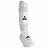 Protège tibia et pieds de Karate Adidas - blanc - WKF 8 protege-tibias-protege-pieds-amovible-adidas-66135d-blanc