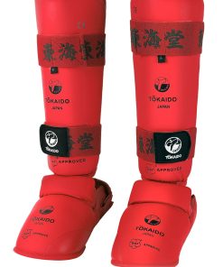 Protèges tibias et pieds karaté TOKAIDO Kanji Approuvé WKF