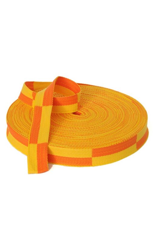 rouleau-ceinture-karate-jaune-orange-karate-gi