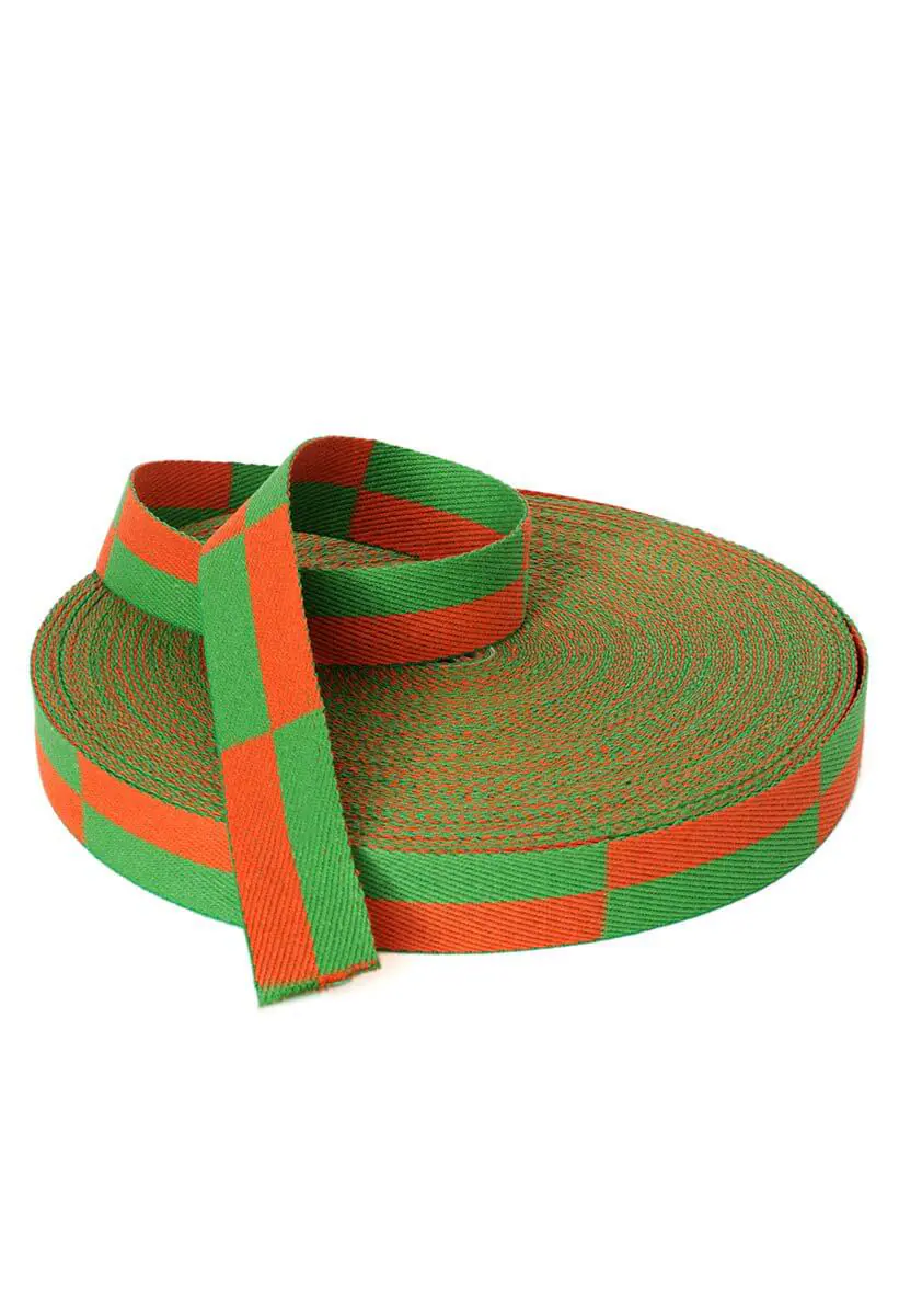rouleau-ceinture-karate-orange-verte-karate-gi