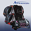 Sac de sport ARAWAZA Technical - Sac à dos ou Chariot 1 sac-sport-arawaza-orange-rouge-rose