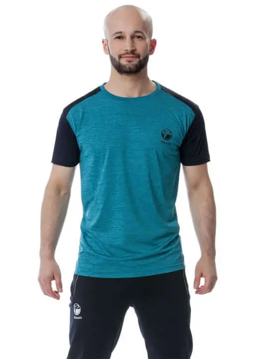 T-shirt Tokaido Team WKF pour homme - bleu/noir face